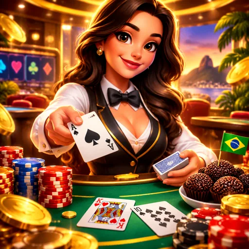 Tabela de decisão de blackjack com as jogadas recomendadas para cada mão