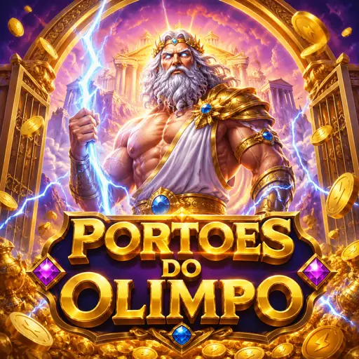 Card do Gates of Olympus com Zeus e multiplicadores em cascata