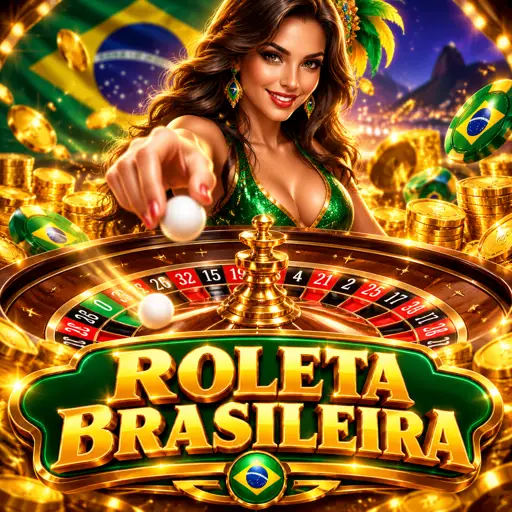 Roleta brasileira com croupier em estúdio temático